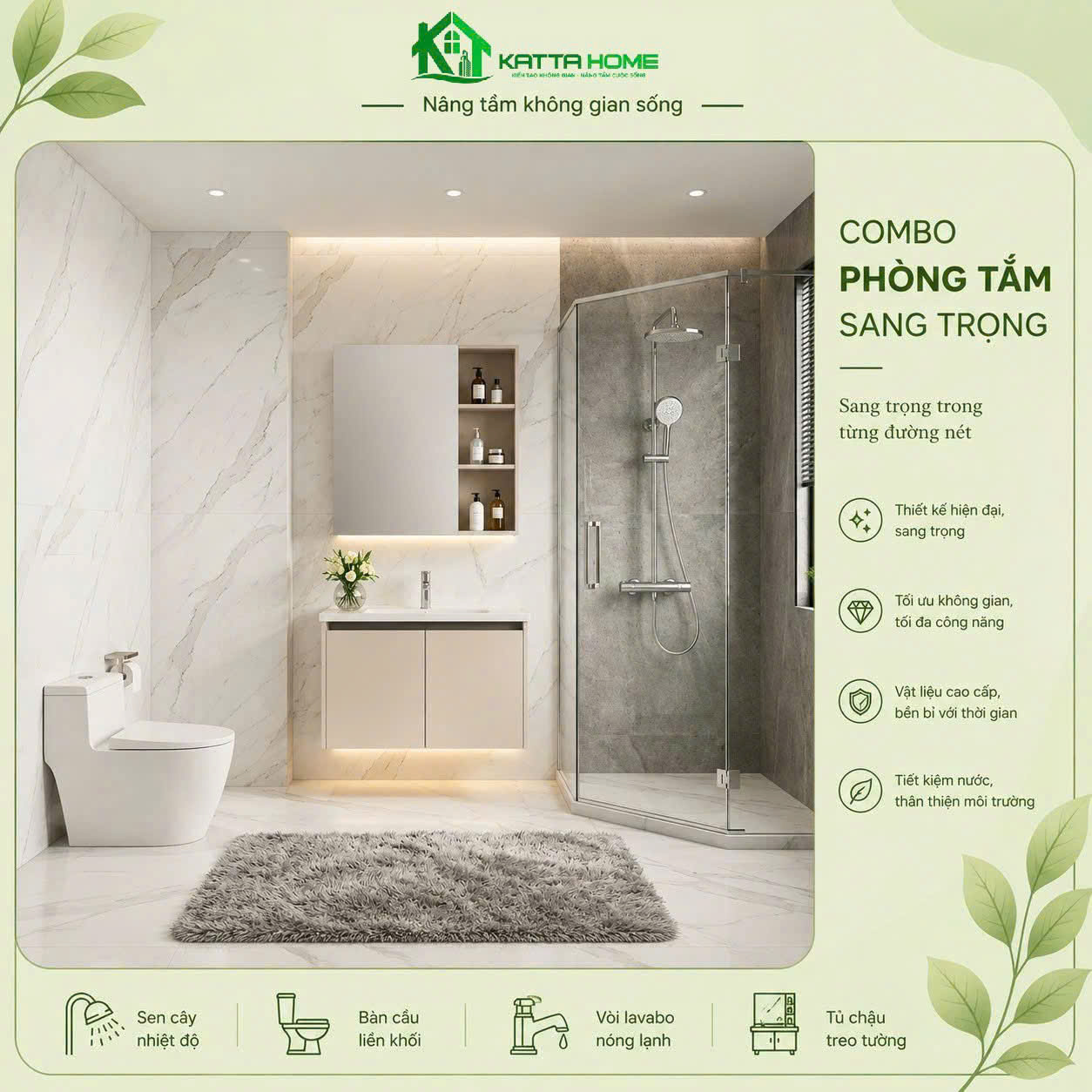 combo phòng tắm