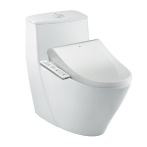 Bồn cầu 1 khối kết hợp nắp rửa điện tử AC-919R+CW-H18VN