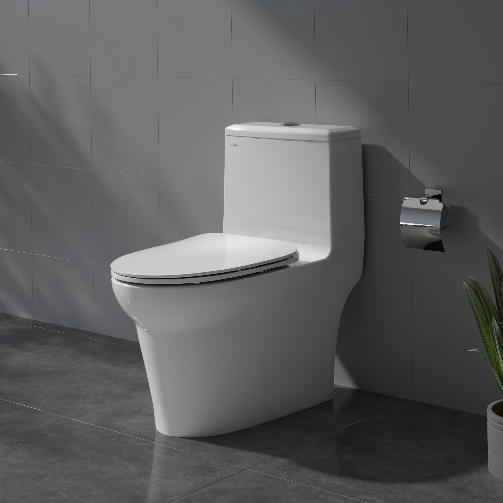 Bàn cầu một khối V65 - Ảnh 4
