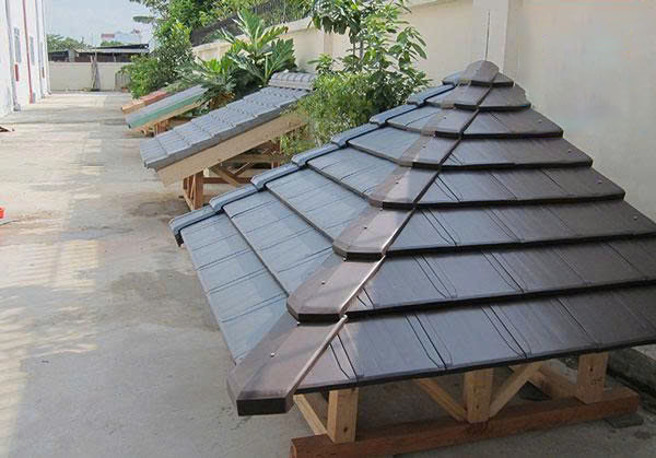 Ngói phẳng tráng men Viglacera Thăng Long T03 màu Ghi - Ảnh 5