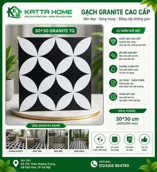 Gạch Granite cao cấp 30x30