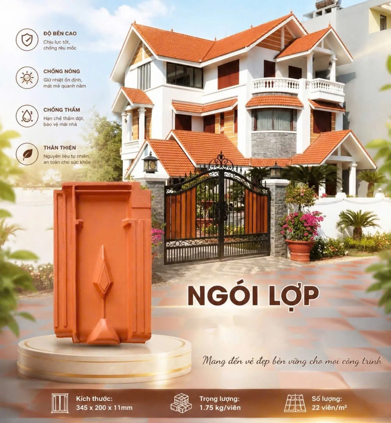 ngói lợp Katta Home