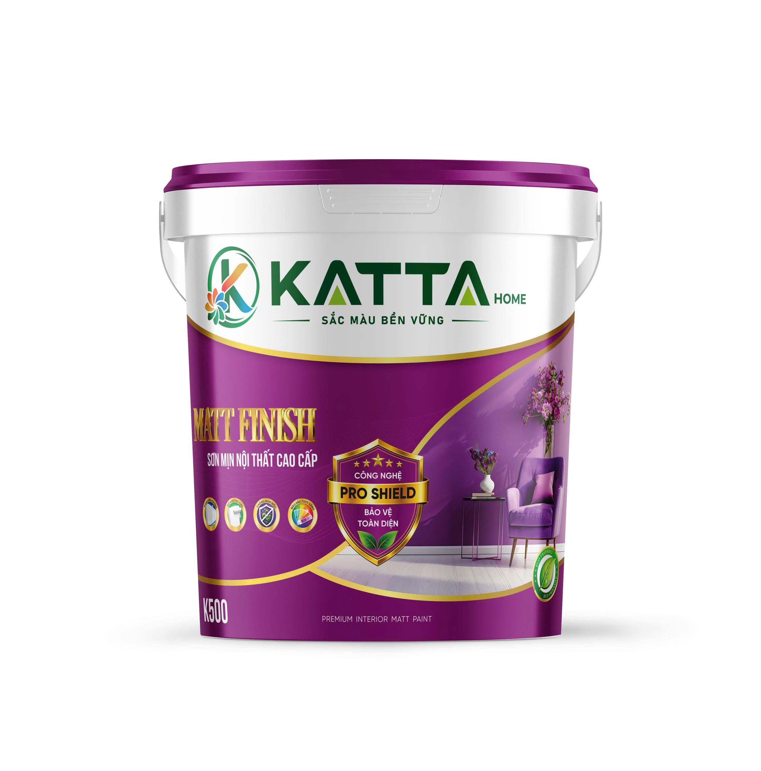KATTA Matt Finish – Sơn mịn nội thất cao cấp