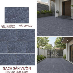 Gạch Sân Vườn Cao Cấp VM4602 – Bền Bỉ, Đẳng Cấp & Chống Trơn Trượt