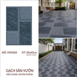 Gạch Sân Vườn Cao Cấp VM4603 – Điểm Nhấn Nghệ Thuật Cho Không Gian Ngoại Thất