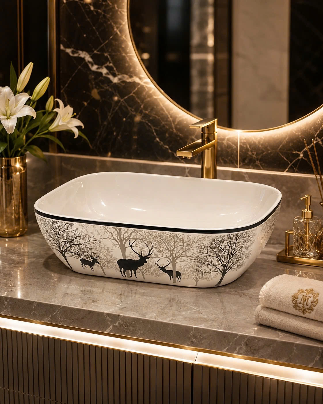 Lavabo đặt bàn nghệ thuật