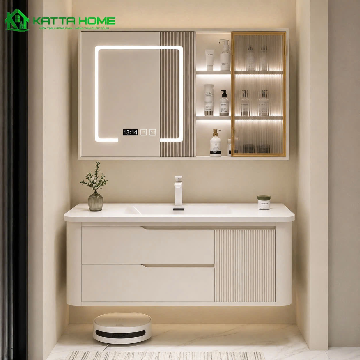 Tủ lavabo treo tường KATTA HOME