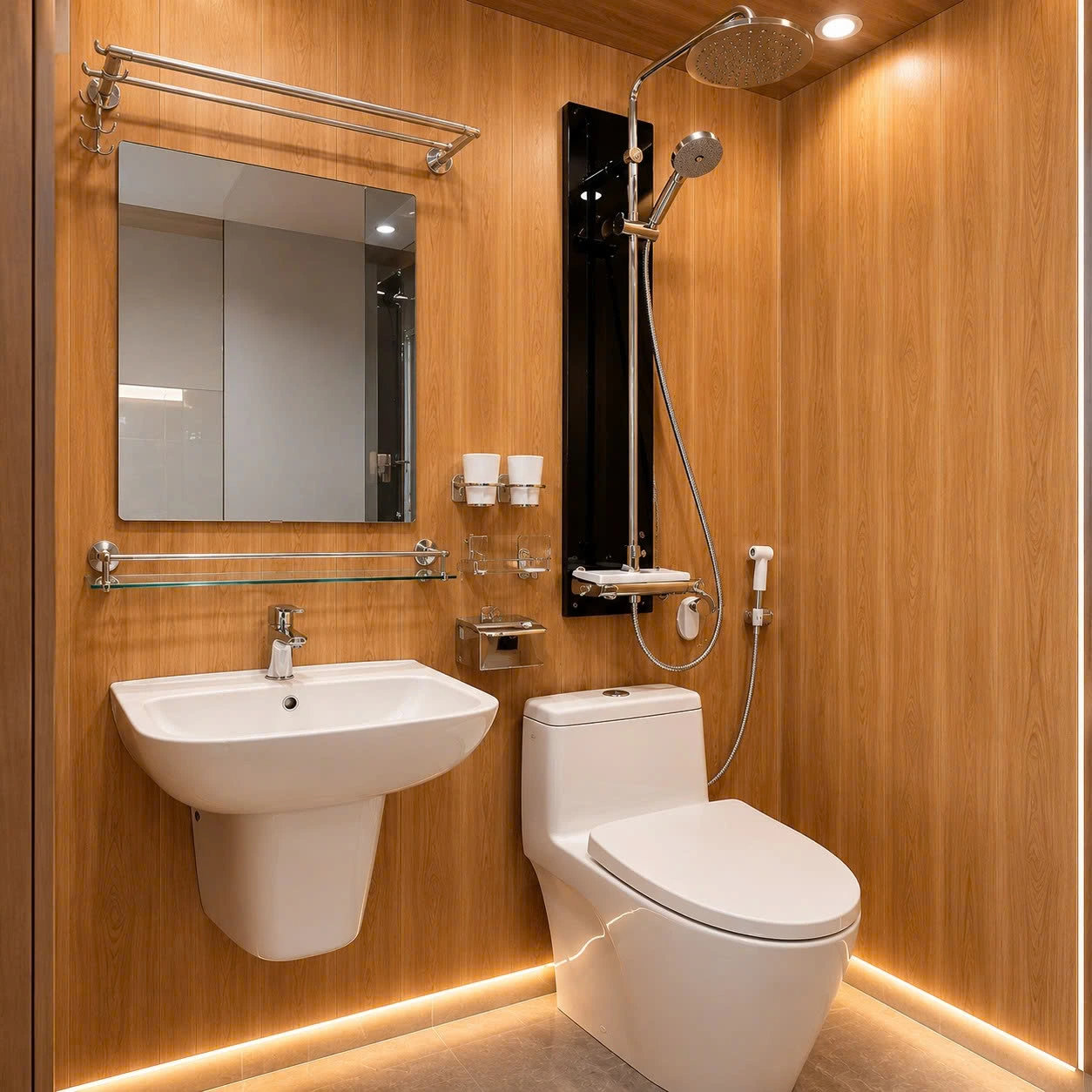 Thiết bị vệ sinh hiện đại cho phòng tắm