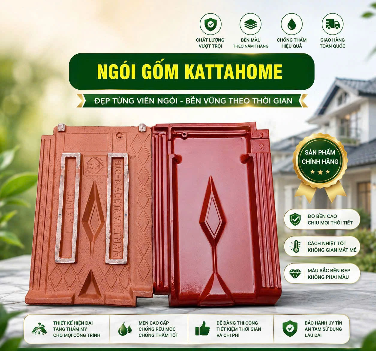 ngói gốm Mỹ
